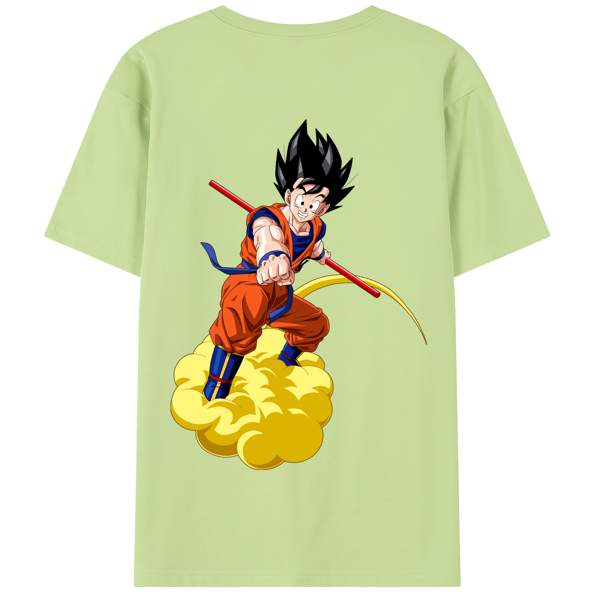 （画像用） ドラゴンボール 孫 悟飯（そんごはん）DRAGON BALL Son Gohan 綿100％半袖Tシャツ（背面プリント）